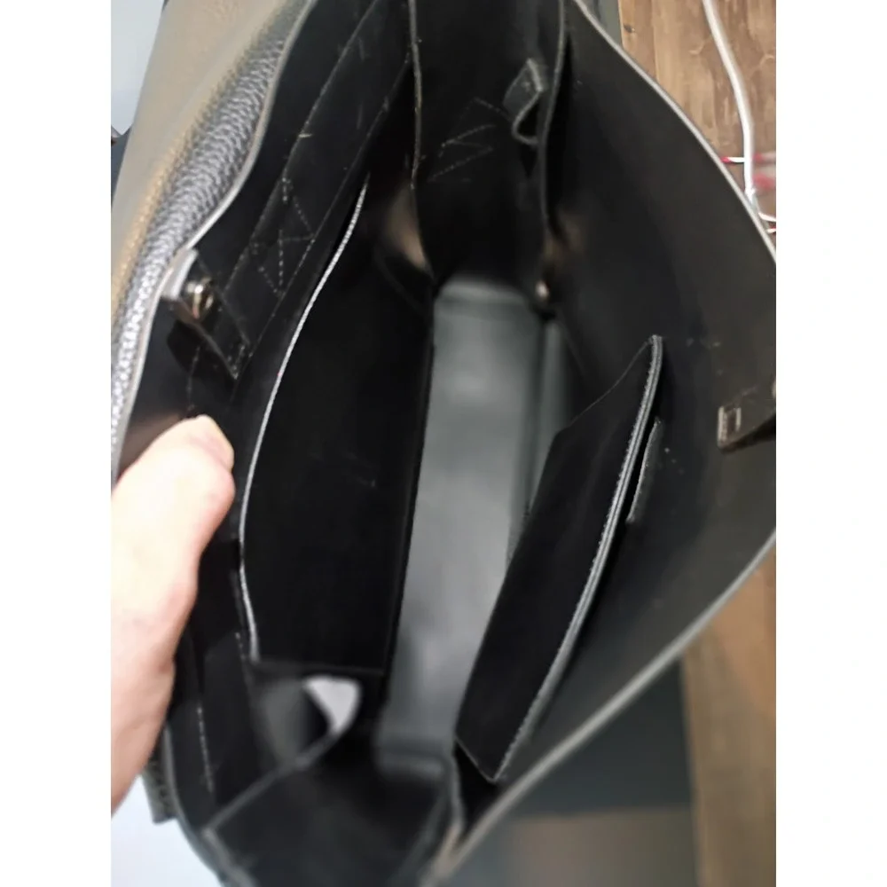 Steve Madden Black Pebbled Plaid Flap Backpack with‎ Floral Scarf Accent